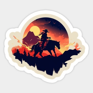 cowboy Sticker